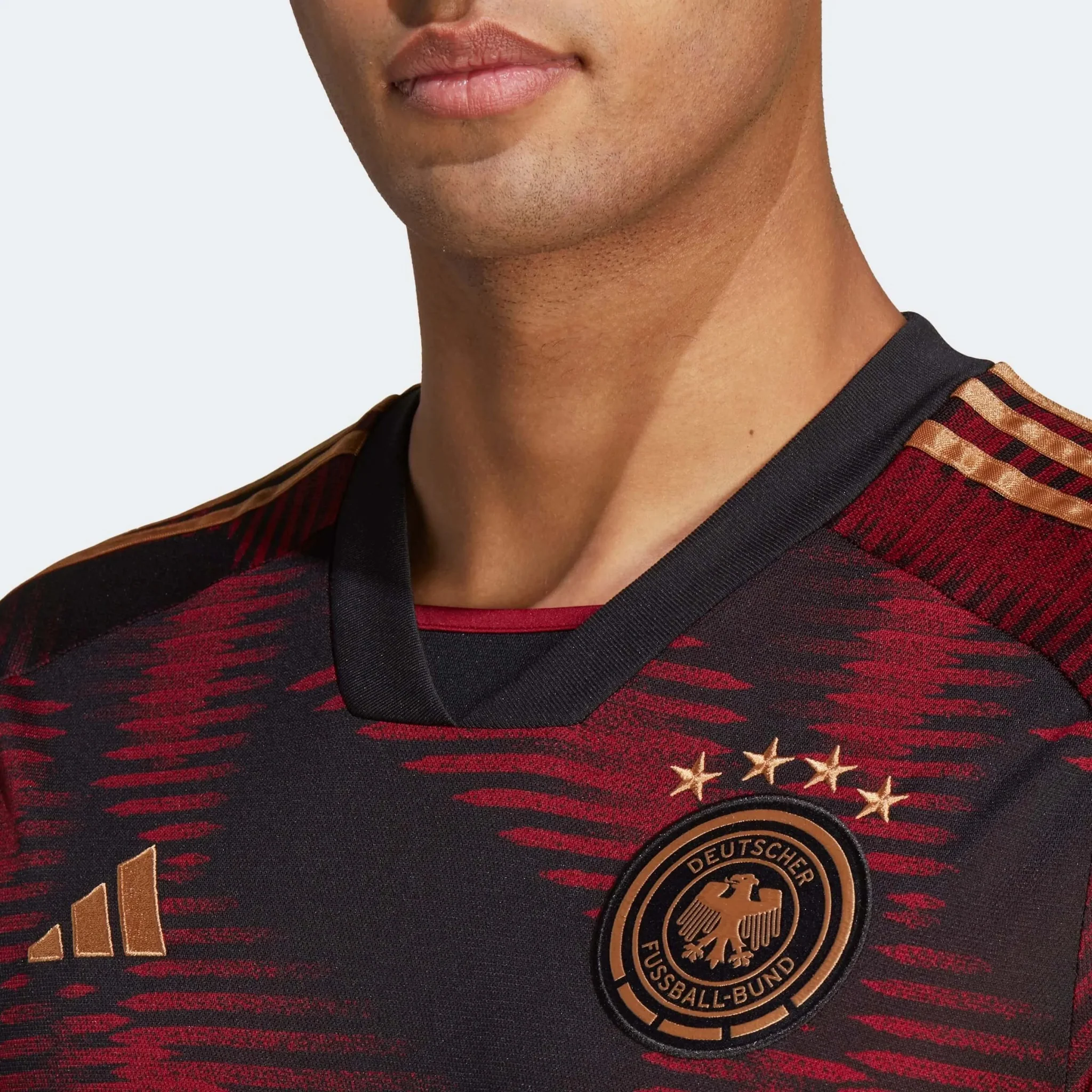 adidas 2022-23 Germany Away Jersey Black - Image 8