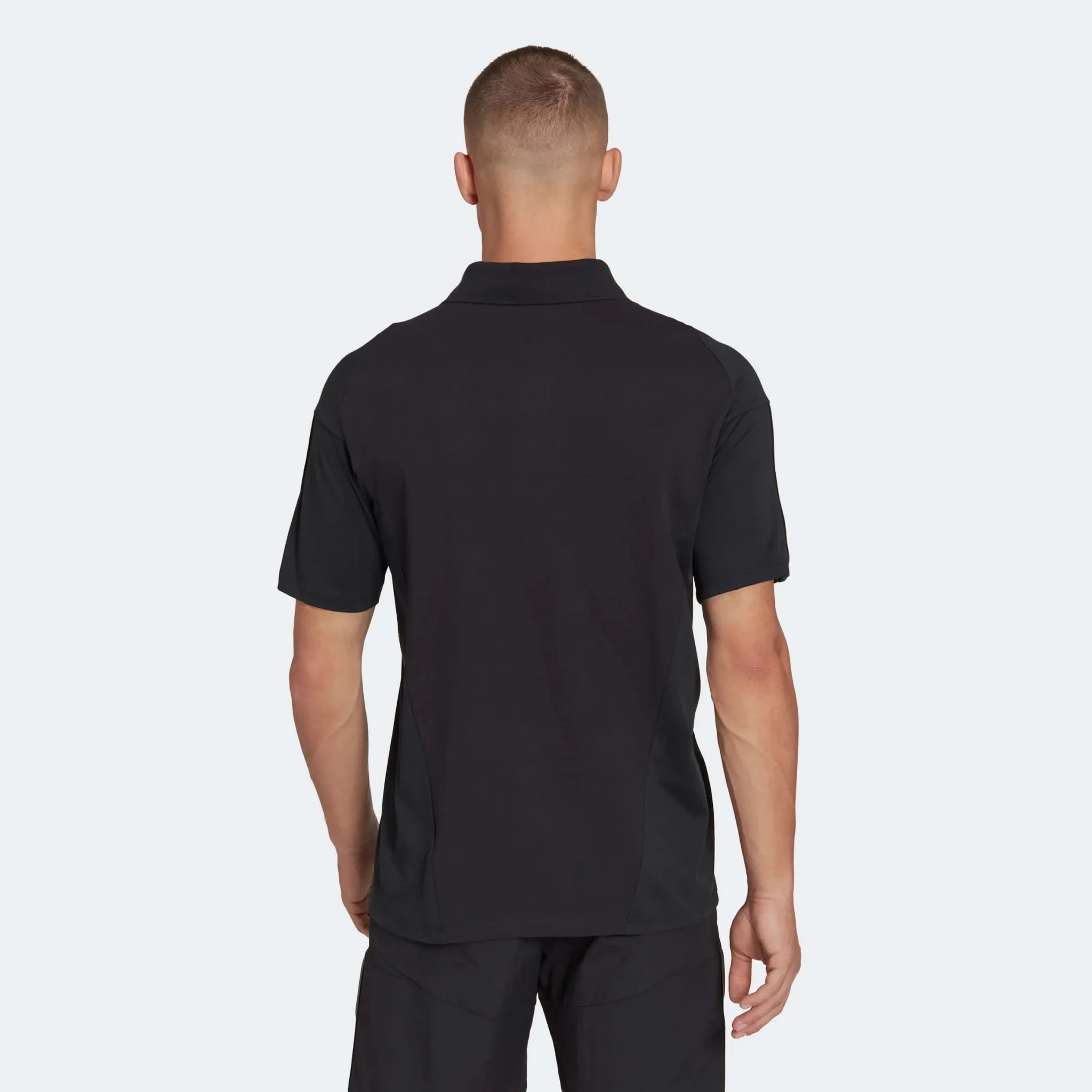 adidas 2022-23 Germany Tiro Polo Shirt - Black - Image 3