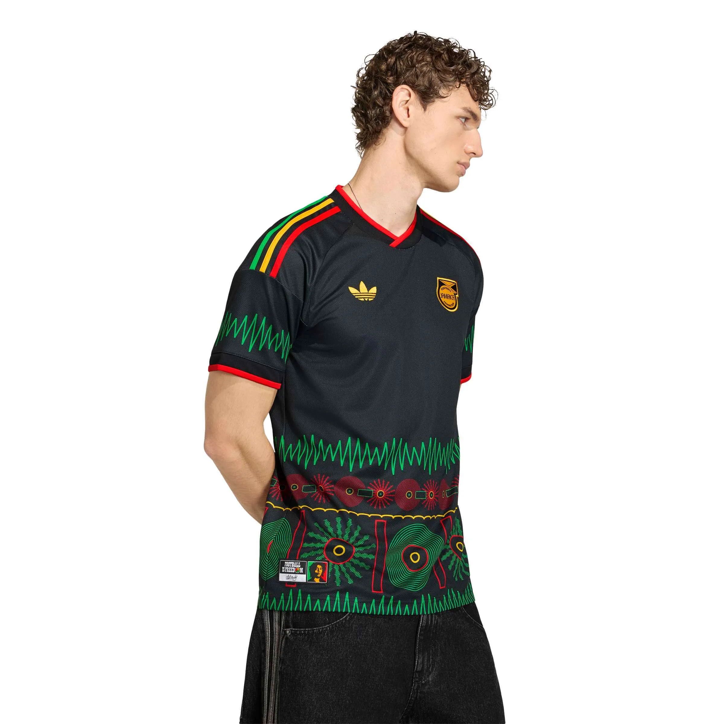 adidas 2026 Jamaica Men's Stadium Away Soccer Jersey - Image 3