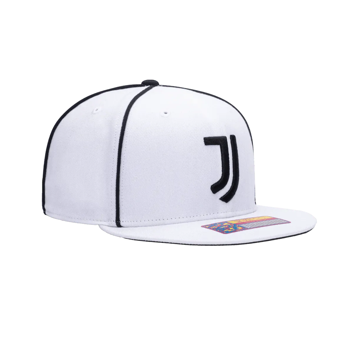 Fan Ink Collection Juventus Cali Day Snapback Hat - White-Black - Image 4