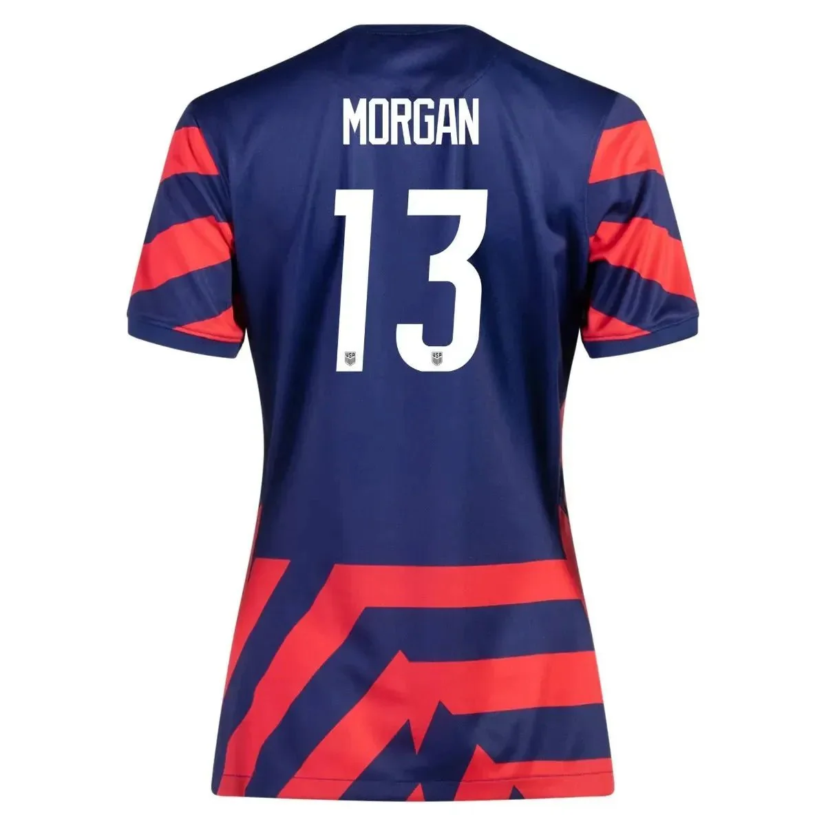 Nike 2021-22 USA Women Away Jersey - Navy-Red - Image 6