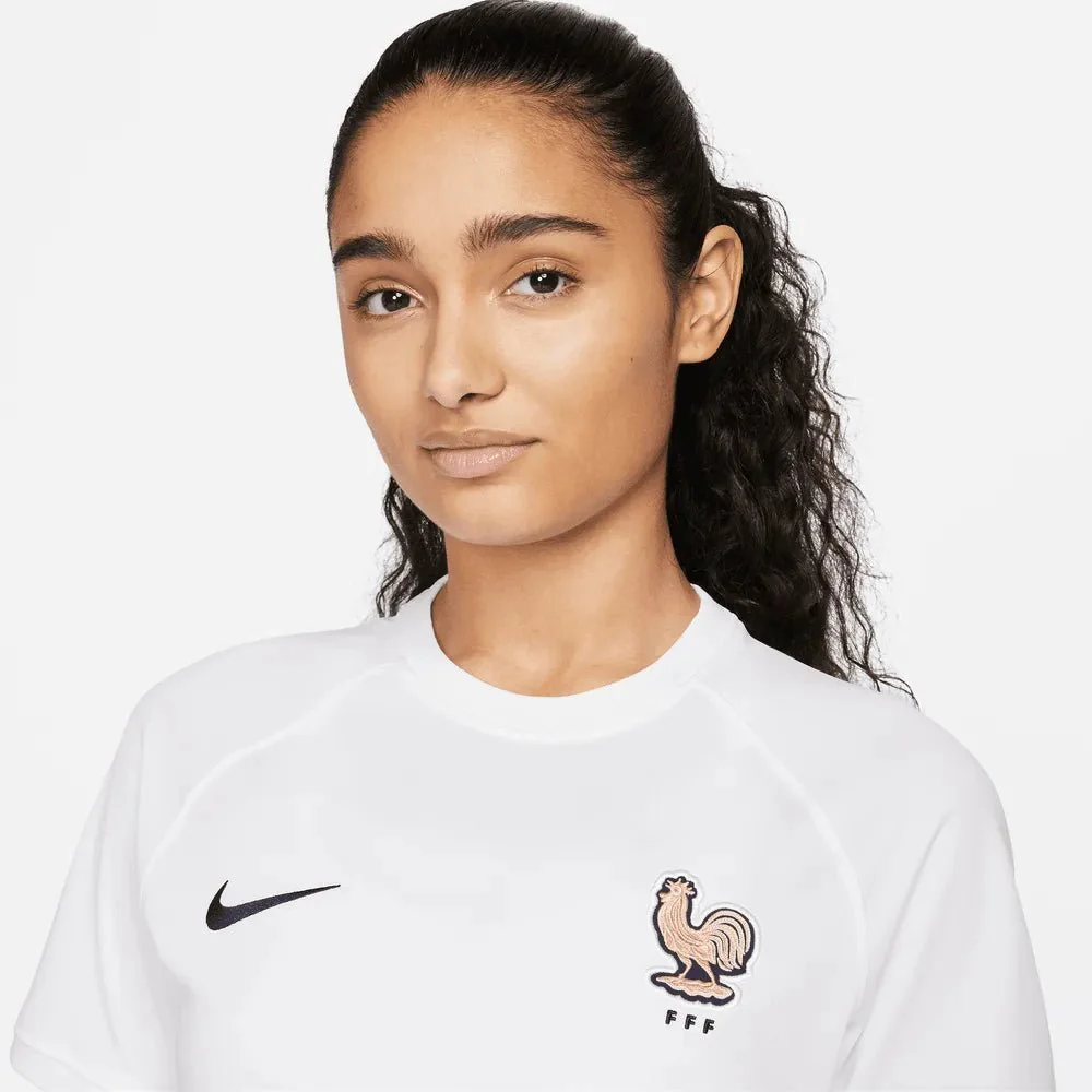 Nike France Women's EC22 Away Jersey - White-Pink Glaze - Image 5