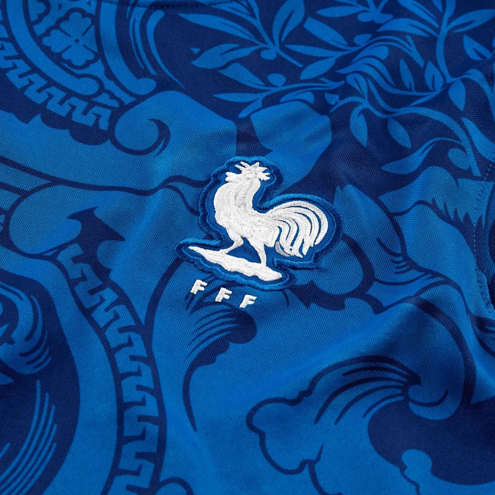 Nike France Women's EC22 Home Jersey - Hyper Cobalt-Siren Red - Image 8