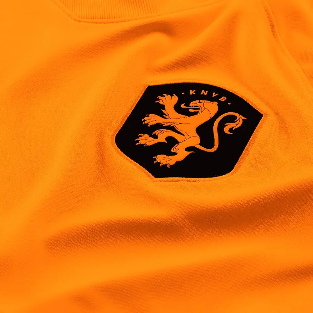 Nike Netherlands Women's EC22 Home Jersey - Total Orange-Black - Image 9